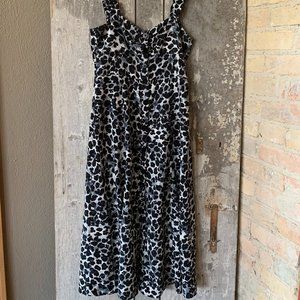 Black and White Patterned Dress